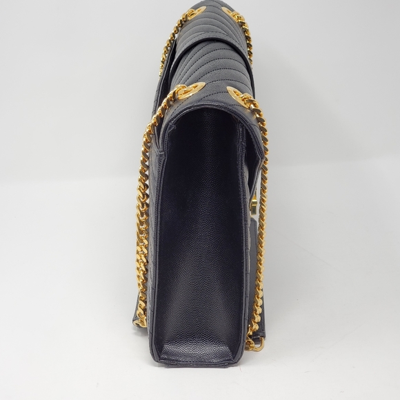 100% Auth YSL Large Envelope Shoulder Bag - Picture 5 of 16